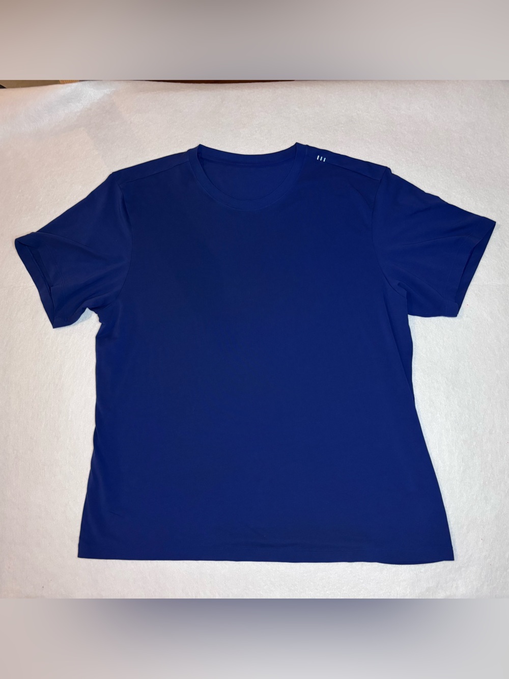 Men's Lululemon Athletic Crew Neck Tee Blur Pit to Pit 24” Size XL